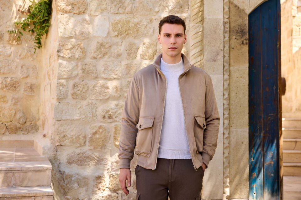 LİKRALI SÜET KUMAŞ CASUAL MONT